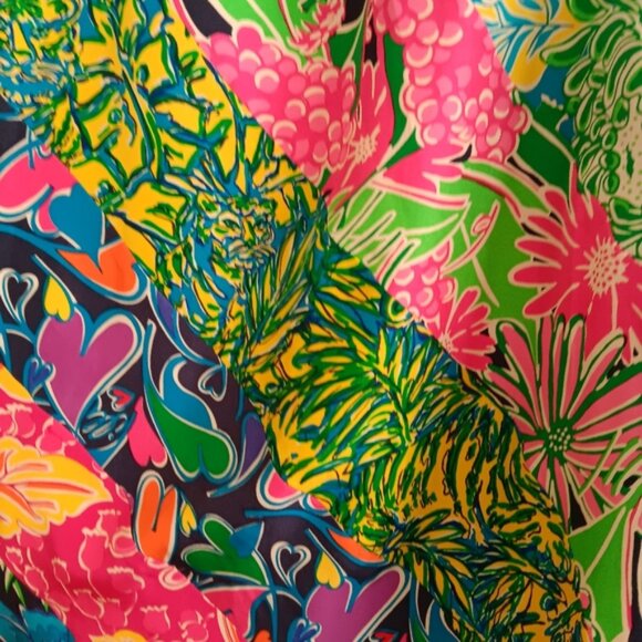 Vintage Lilly Pulitzer Silk Maxi Skirt xs 4 6 - Picture 8 of 10